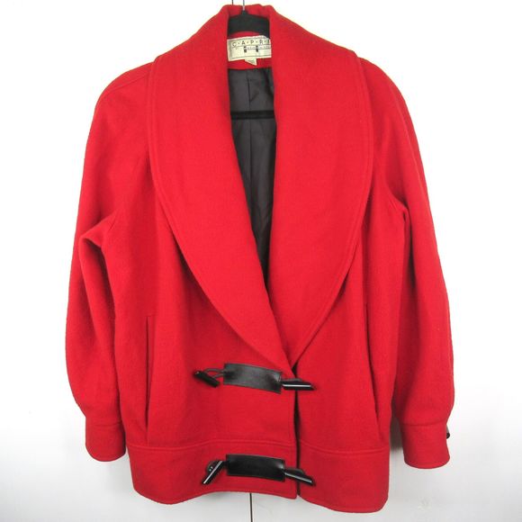 Vintage Jackets & Blazers - VTG 80s Capri Marie Mirisola Oversized Wool Jacket